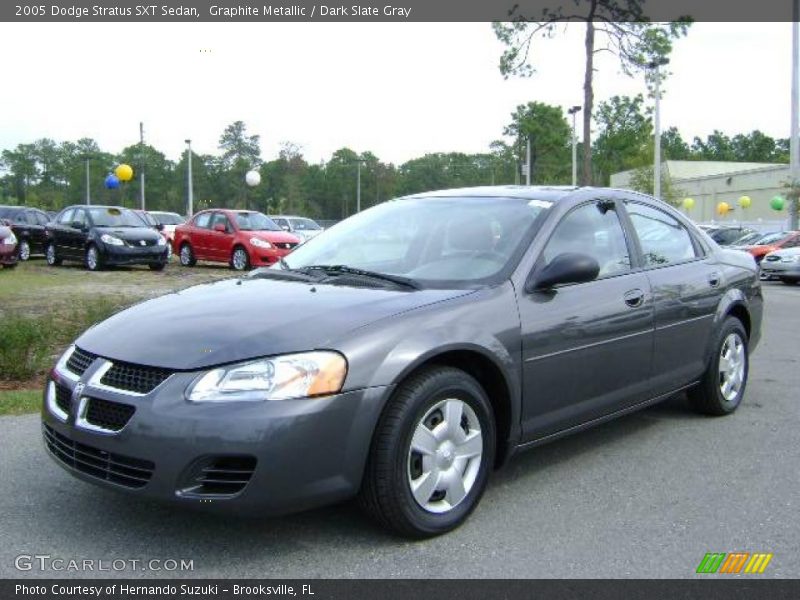 Graphite Metallic / Dark Slate Gray 2005 Dodge Stratus SXT Sedan