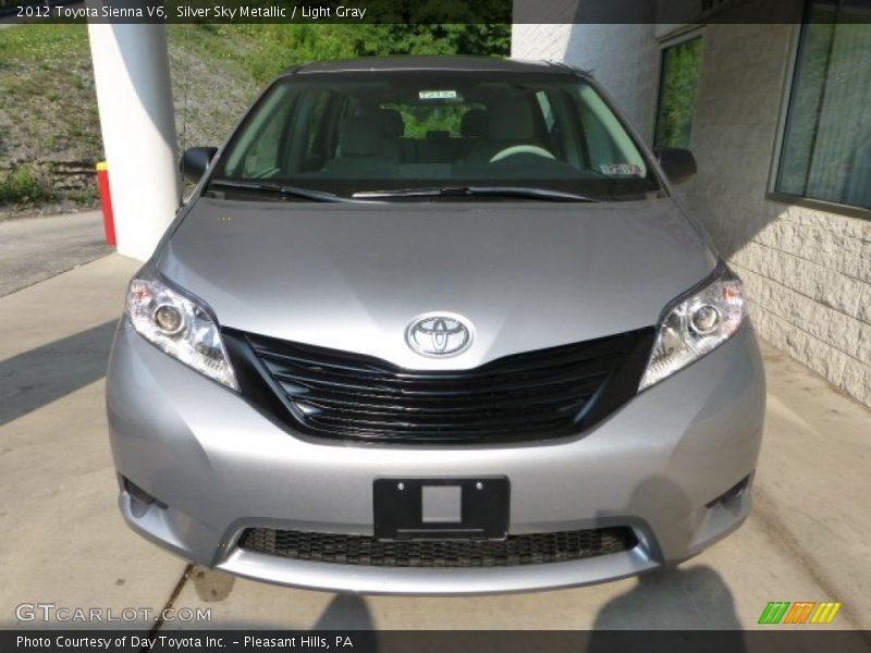 Silver Sky Metallic / Light Gray 2012 Toyota Sienna V6