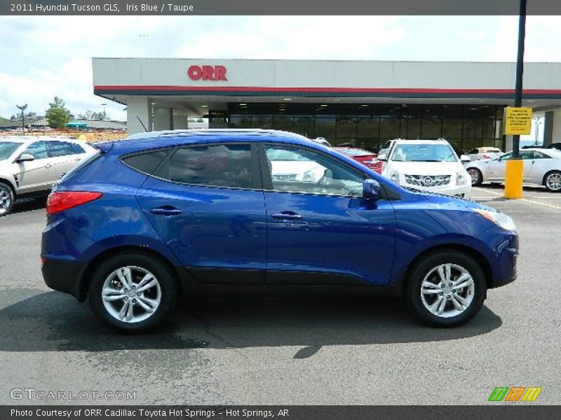 Iris Blue / Taupe 2011 Hyundai Tucson GLS