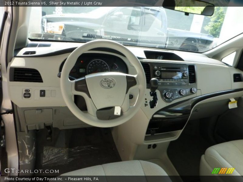 Silver Sky Metallic / Light Gray 2012 Toyota Sienna V6