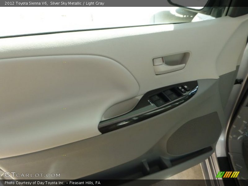 Silver Sky Metallic / Light Gray 2012 Toyota Sienna V6