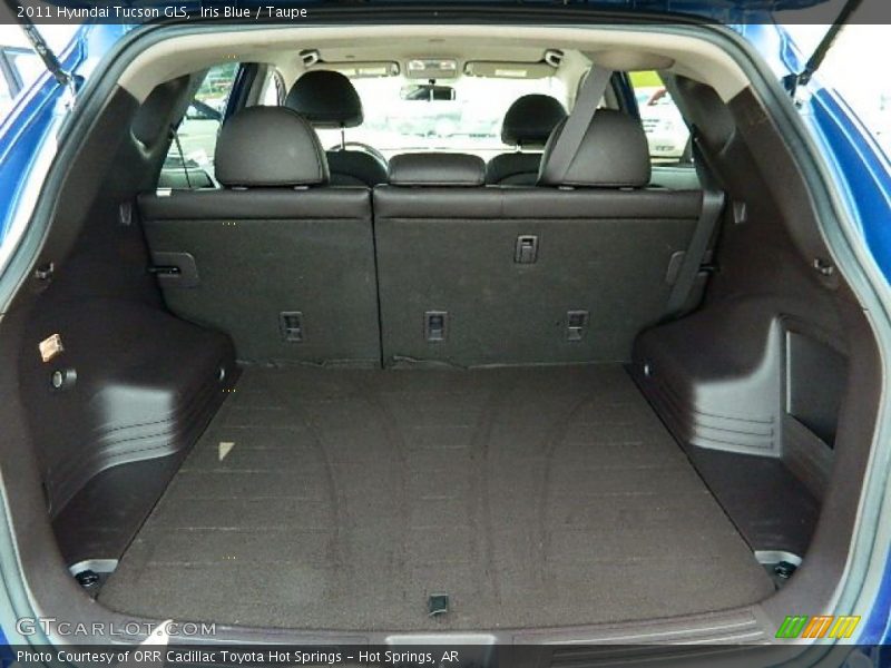 Iris Blue / Taupe 2011 Hyundai Tucson GLS