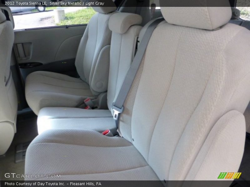 Silver Sky Metallic / Light Gray 2012 Toyota Sienna LE