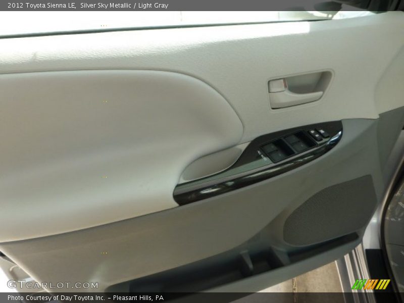 Silver Sky Metallic / Light Gray 2012 Toyota Sienna LE