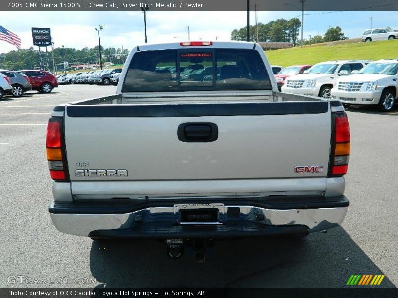 Silver Birch Metallic / Pewter 2005 GMC Sierra 1500 SLT Crew Cab