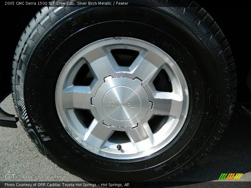 Silver Birch Metallic / Pewter 2005 GMC Sierra 1500 SLT Crew Cab