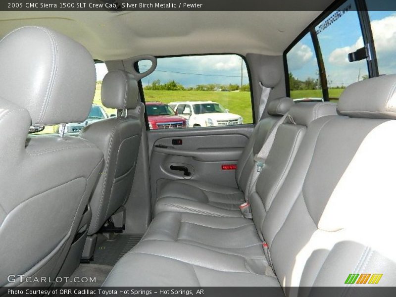 Silver Birch Metallic / Pewter 2005 GMC Sierra 1500 SLT Crew Cab