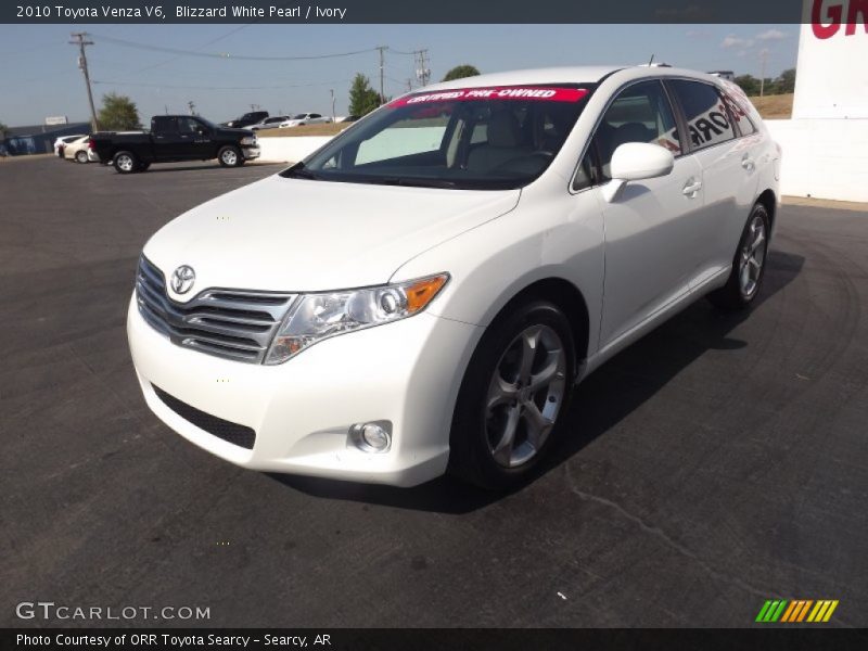 Blizzard White Pearl / Ivory 2010 Toyota Venza V6