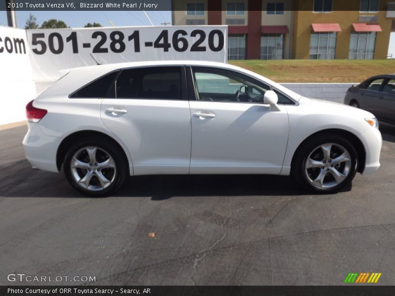 Blizzard White Pearl / Ivory 2010 Toyota Venza V6