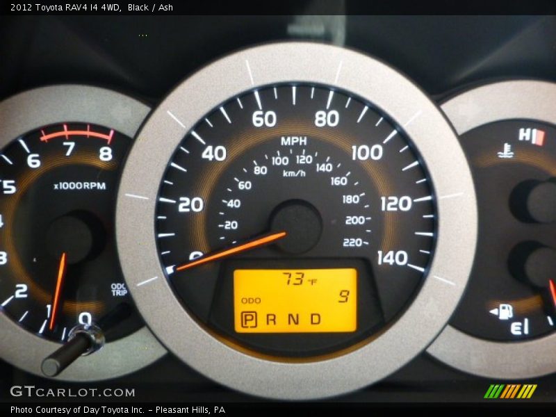 Black / Ash 2012 Toyota RAV4 I4 4WD