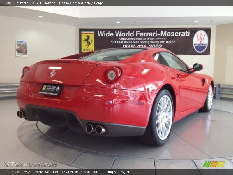 Rosso Corsa (Red) / Beige 2009 Ferrari 599 GTB Fiorano