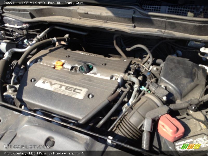 Royal Blue Pearl / Gray 2009 Honda CR-V LX 4WD