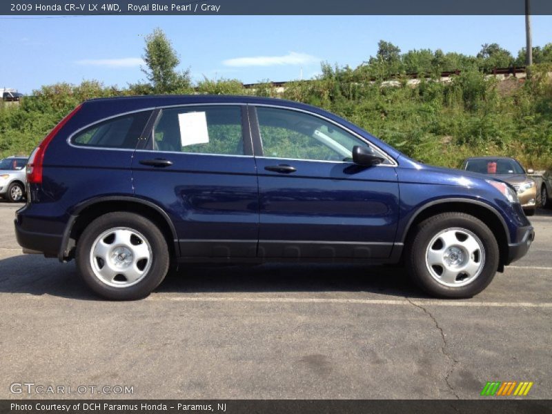 Royal Blue Pearl / Gray 2009 Honda CR-V LX 4WD