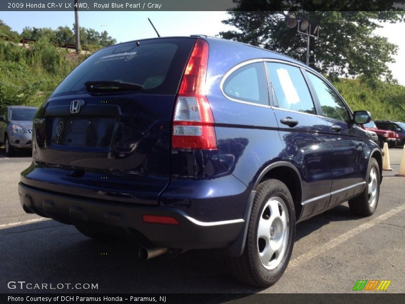Royal Blue Pearl / Gray 2009 Honda CR-V LX 4WD