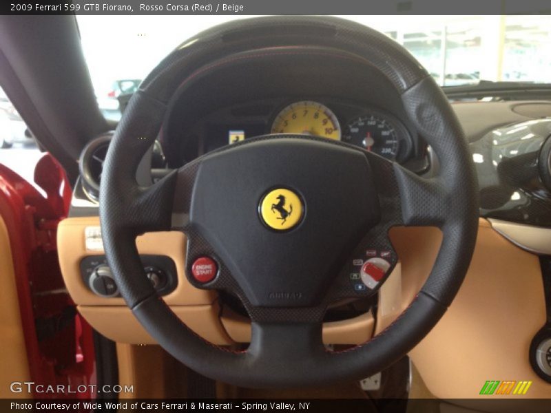 Rosso Corsa (Red) / Beige 2009 Ferrari 599 GTB Fiorano