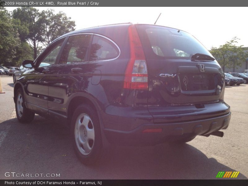 Royal Blue Pearl / Gray 2009 Honda CR-V LX 4WD