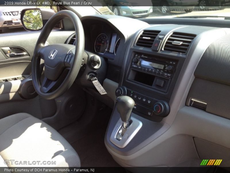 Royal Blue Pearl / Gray 2009 Honda CR-V LX 4WD