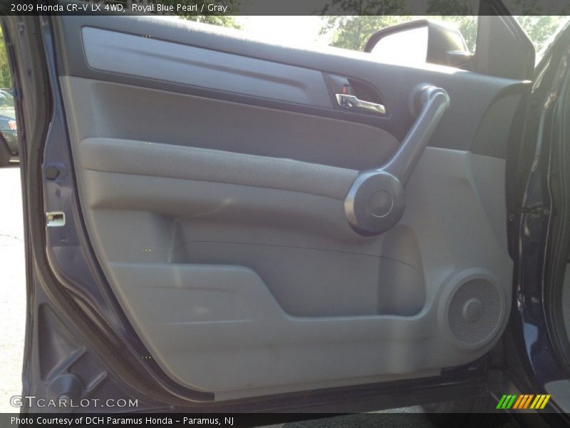 Royal Blue Pearl / Gray 2009 Honda CR-V LX 4WD