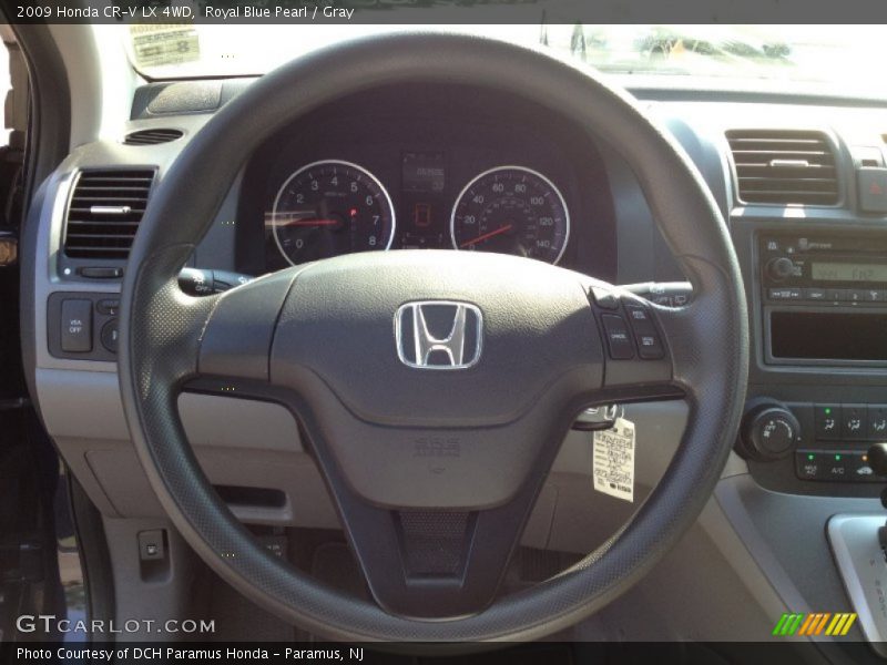 Royal Blue Pearl / Gray 2009 Honda CR-V LX 4WD