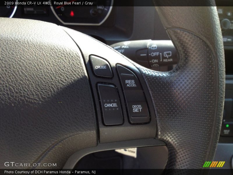 Royal Blue Pearl / Gray 2009 Honda CR-V LX 4WD