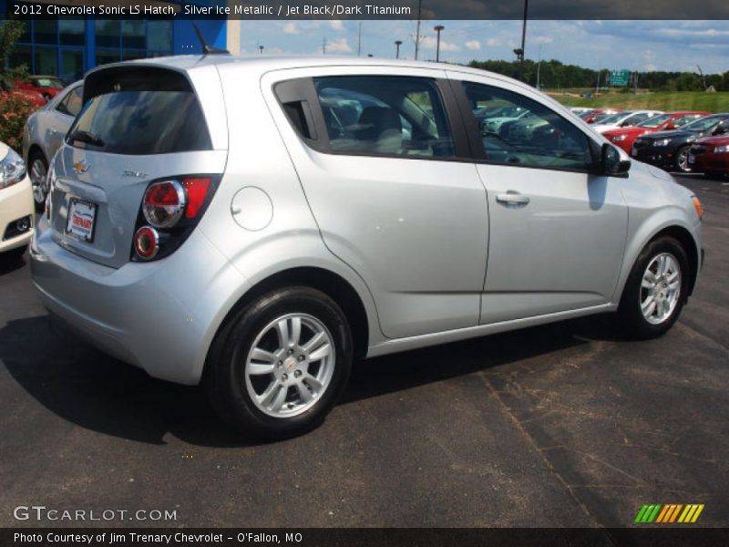 Silver Ice Metallic / Jet Black/Dark Titanium 2012 Chevrolet Sonic LS Hatch