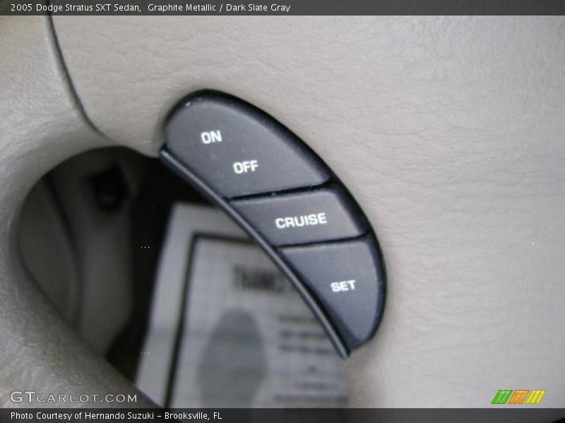 Graphite Metallic / Dark Slate Gray 2005 Dodge Stratus SXT Sedan