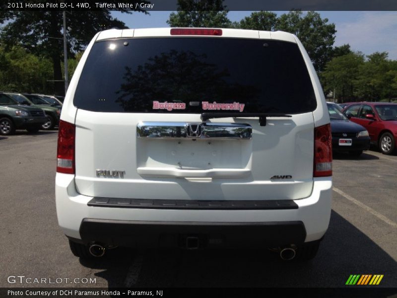 Taffeta White / Gray 2011 Honda Pilot EX-L 4WD
