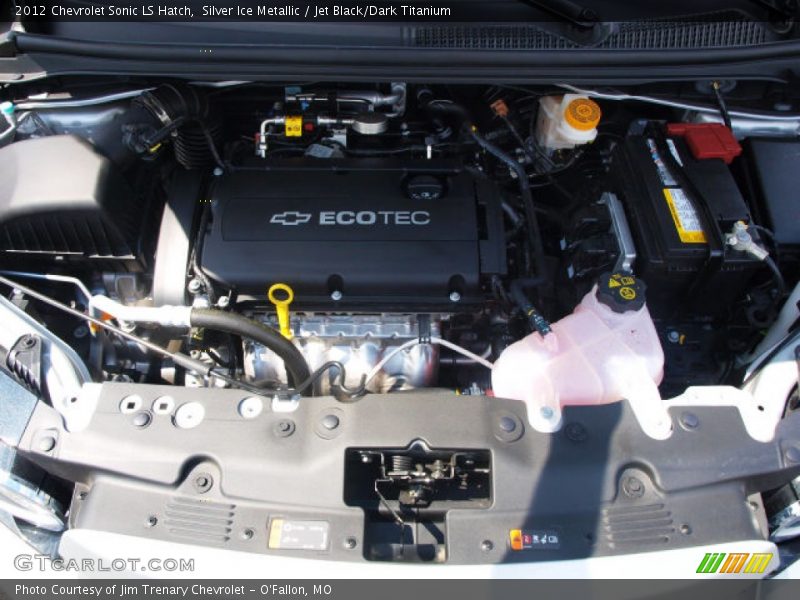 Silver Ice Metallic / Jet Black/Dark Titanium 2012 Chevrolet Sonic LS Hatch