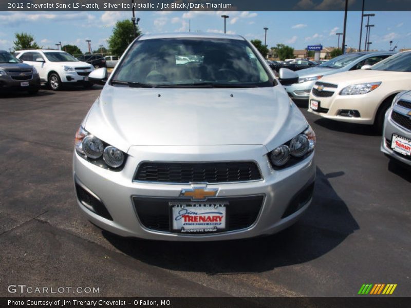 Silver Ice Metallic / Jet Black/Dark Titanium 2012 Chevrolet Sonic LS Hatch