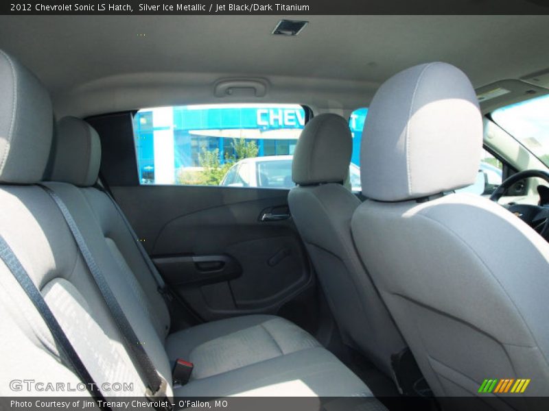 Silver Ice Metallic / Jet Black/Dark Titanium 2012 Chevrolet Sonic LS Hatch