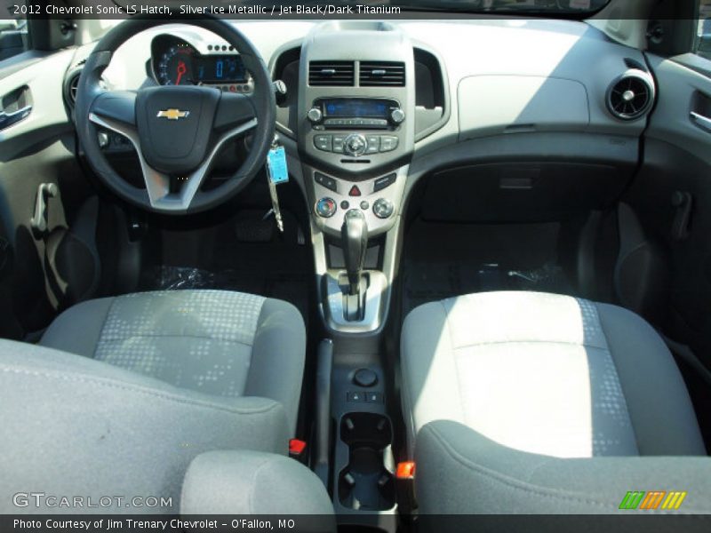 Silver Ice Metallic / Jet Black/Dark Titanium 2012 Chevrolet Sonic LS Hatch