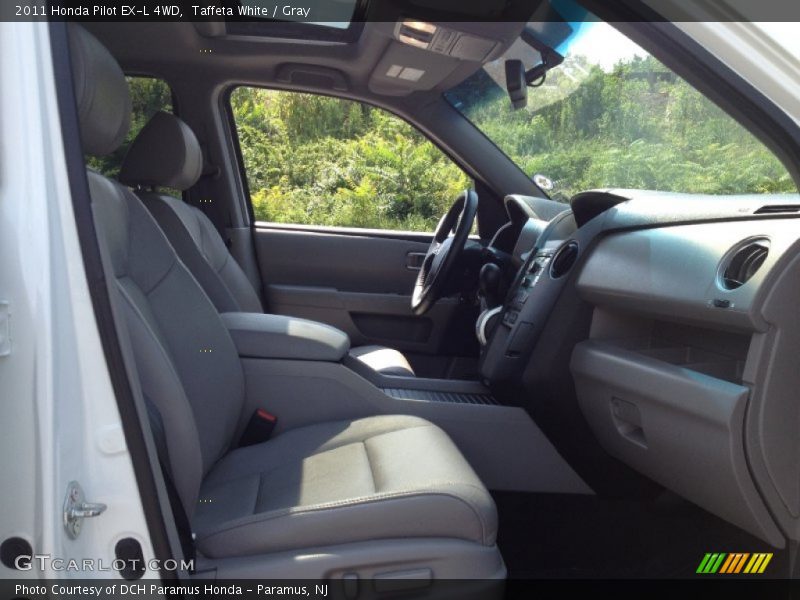 Taffeta White / Gray 2011 Honda Pilot EX-L 4WD