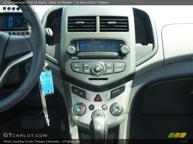 Silver Ice Metallic / Jet Black/Dark Titanium 2012 Chevrolet Sonic LS Hatch