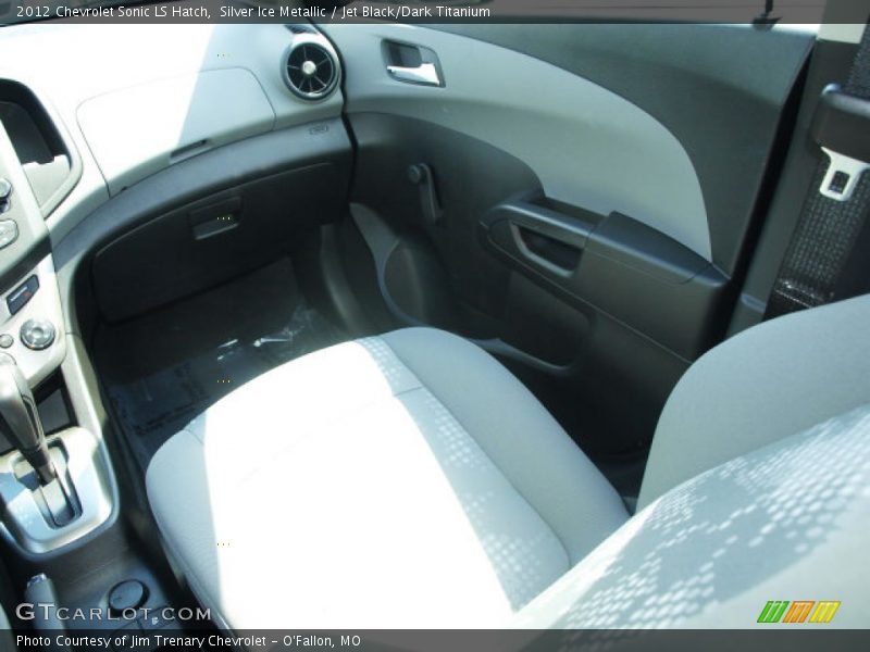 Silver Ice Metallic / Jet Black/Dark Titanium 2012 Chevrolet Sonic LS Hatch