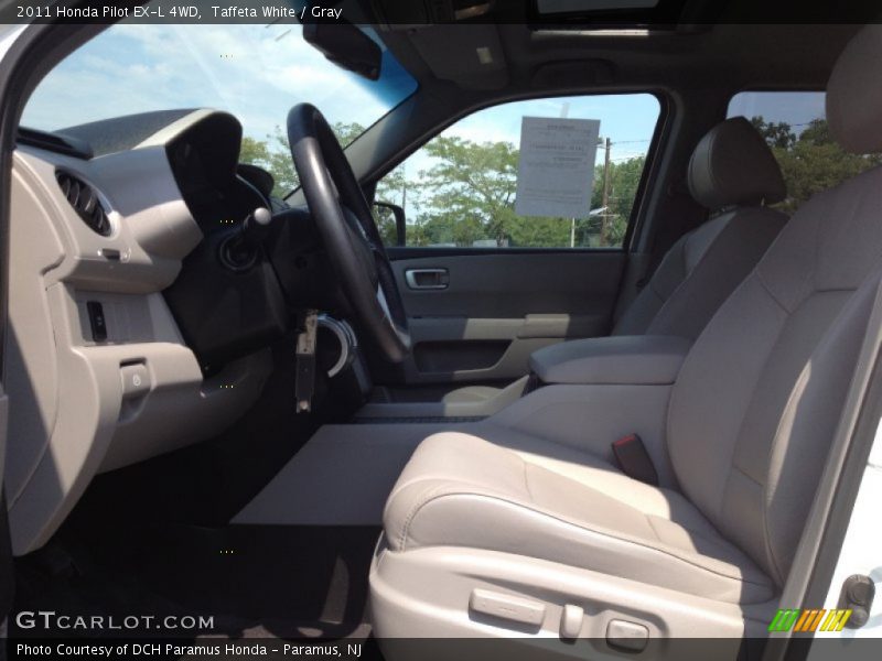 Taffeta White / Gray 2011 Honda Pilot EX-L 4WD
