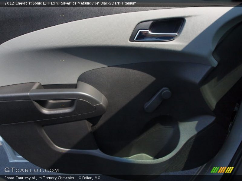 Silver Ice Metallic / Jet Black/Dark Titanium 2012 Chevrolet Sonic LS Hatch