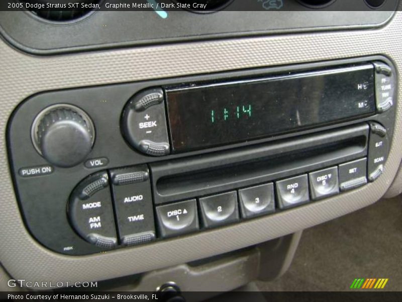 Graphite Metallic / Dark Slate Gray 2005 Dodge Stratus SXT Sedan