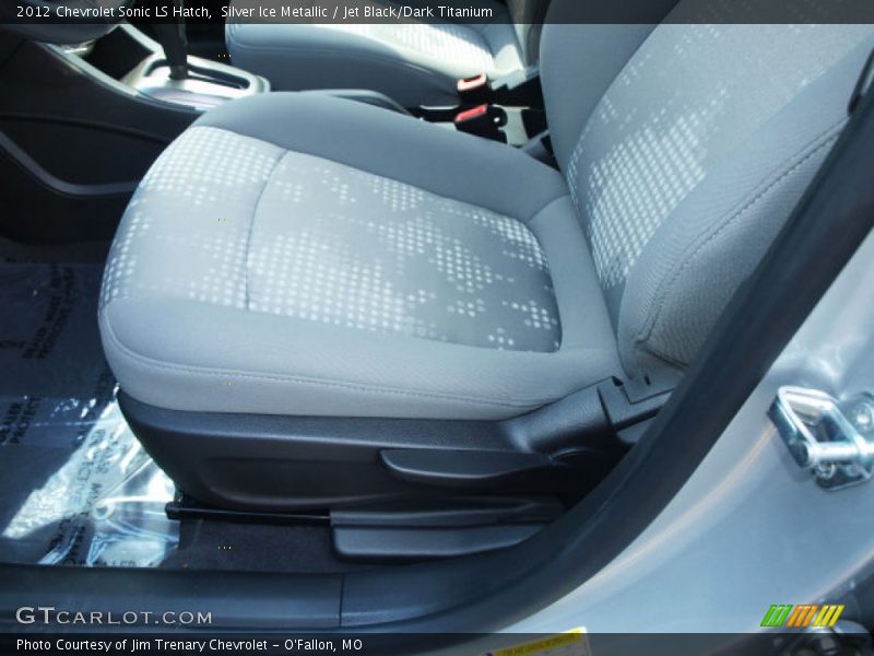 Silver Ice Metallic / Jet Black/Dark Titanium 2012 Chevrolet Sonic LS Hatch