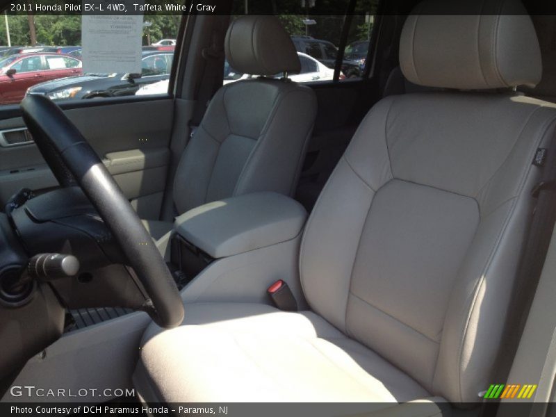 Taffeta White / Gray 2011 Honda Pilot EX-L 4WD