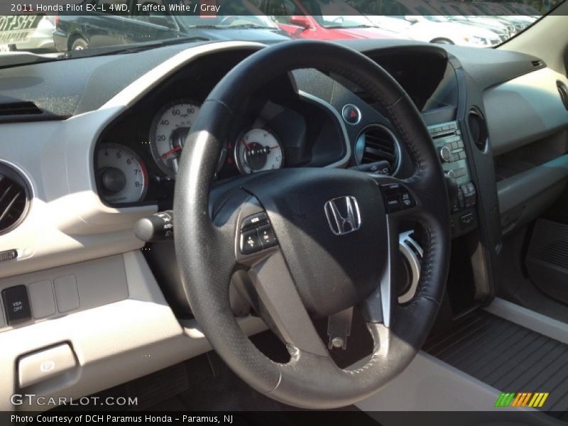 Taffeta White / Gray 2011 Honda Pilot EX-L 4WD