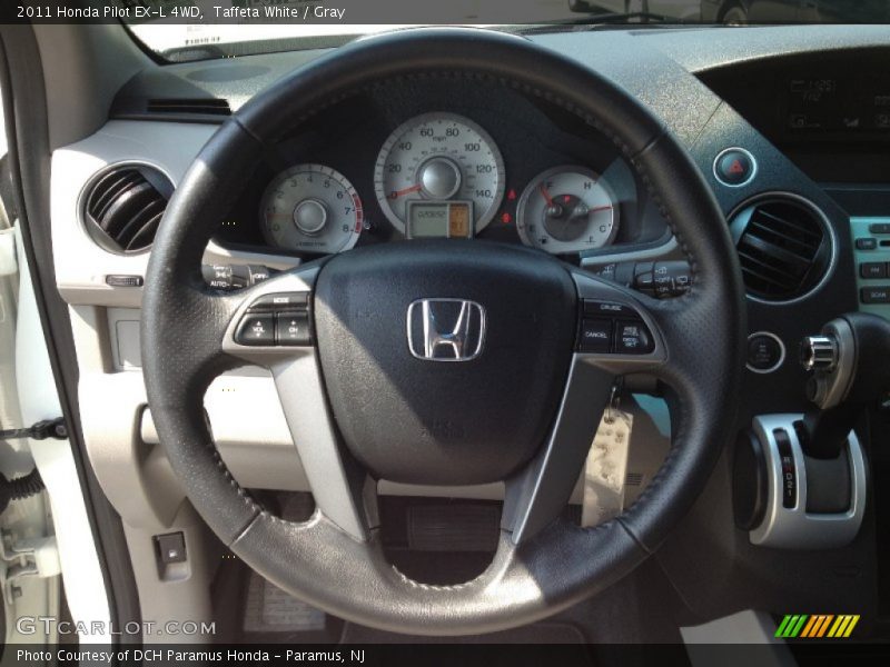 Taffeta White / Gray 2011 Honda Pilot EX-L 4WD
