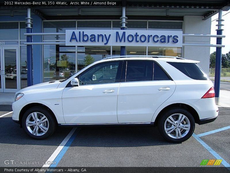 Arctic White / Almond Beige 2012 Mercedes-Benz ML 350 4Matic