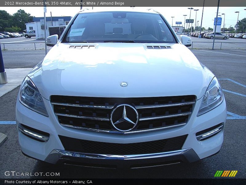 Arctic White / Almond Beige 2012 Mercedes-Benz ML 350 4Matic