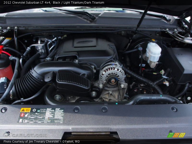 Black / Light Titanium/Dark Titanium 2012 Chevrolet Suburban LT 4x4