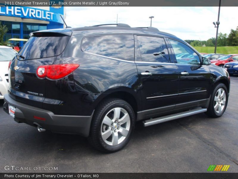 Black Granite Metallic / Light Gray/Ebony 2011 Chevrolet Traverse LTZ