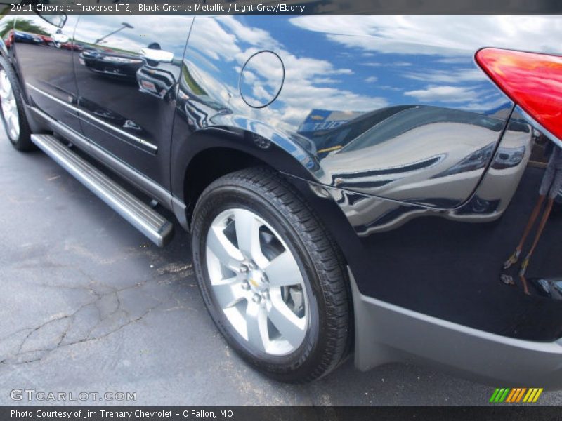 Black Granite Metallic / Light Gray/Ebony 2011 Chevrolet Traverse LTZ