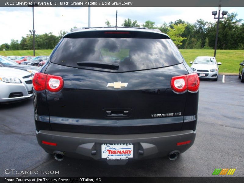 Black Granite Metallic / Light Gray/Ebony 2011 Chevrolet Traverse LTZ