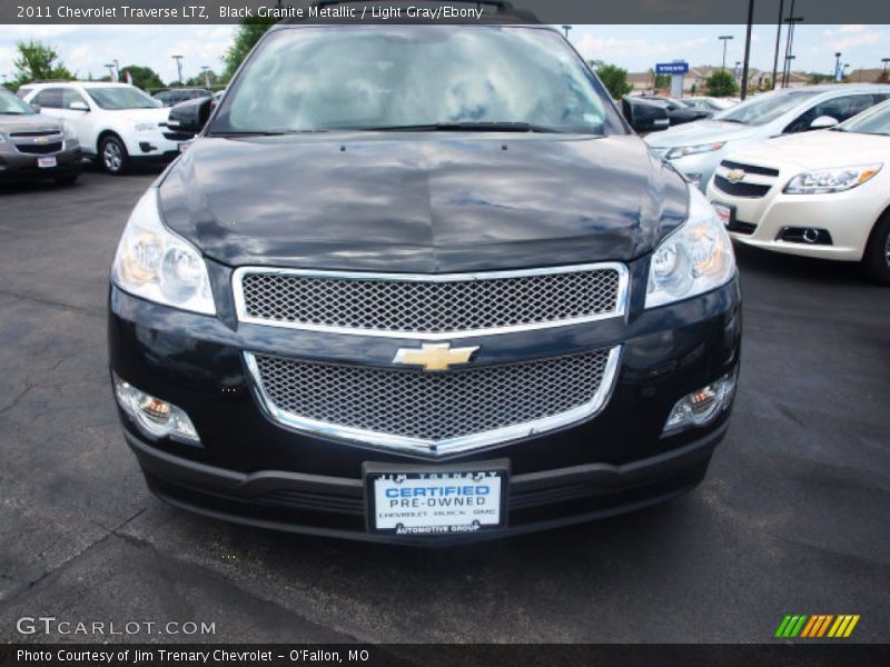 Black Granite Metallic / Light Gray/Ebony 2011 Chevrolet Traverse LTZ