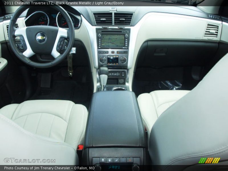 Black Granite Metallic / Light Gray/Ebony 2011 Chevrolet Traverse LTZ
