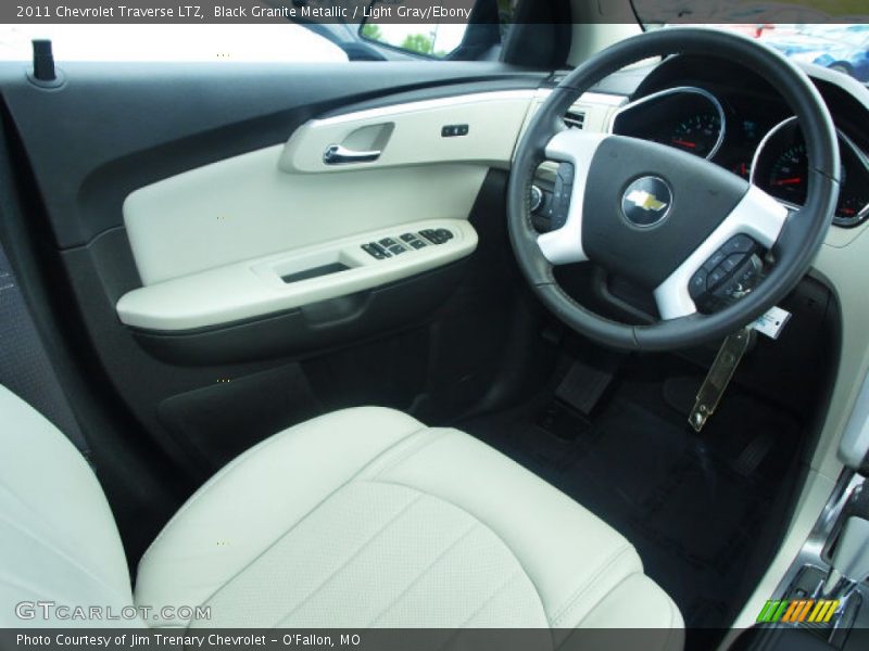 Black Granite Metallic / Light Gray/Ebony 2011 Chevrolet Traverse LTZ